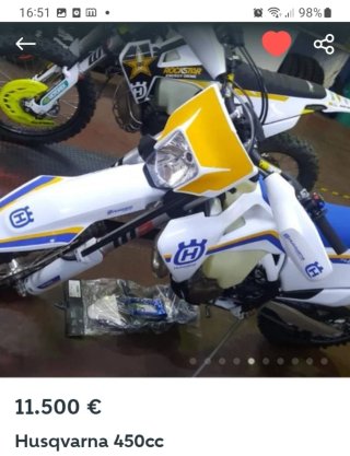 Husqvarna Enduro Moto Manual 2023 30 horas de uso