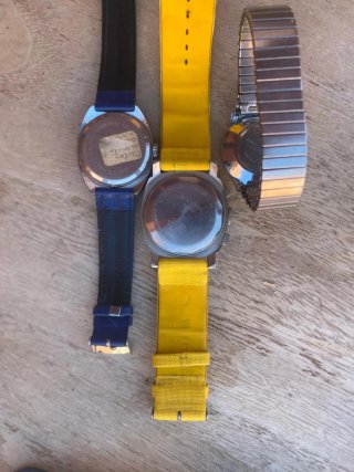 Lote 3 relojes caballero