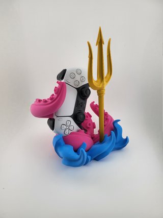 Soporte Mando PS5 Tentaculo Tridente Kraken