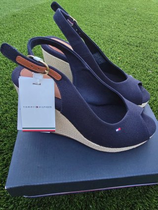 Sandalias Cuña Tommy Hilfiger Talla 39
