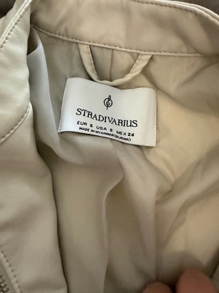Chaqueta polipiel Stradivarius