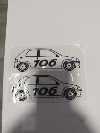 Pegatinas Peugeot 106 Rallye o Sport