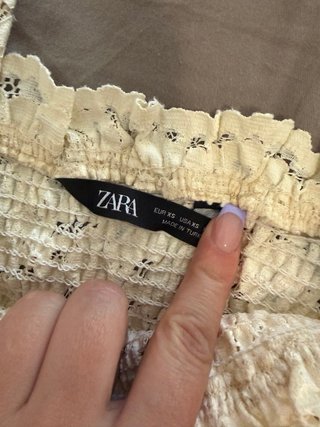 Top encaje Zara