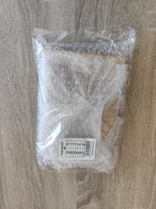 Bolso de fiesta satén dorado champán