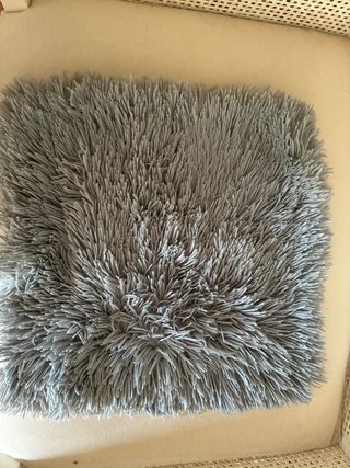 Funda de almohada gris poliéster