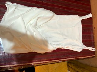 Vestido blanco corto talla S