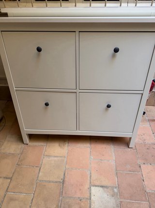 Zapatero Ikea Beige Madera