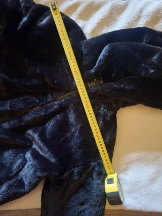 Chaqueta peluche niña con capucha