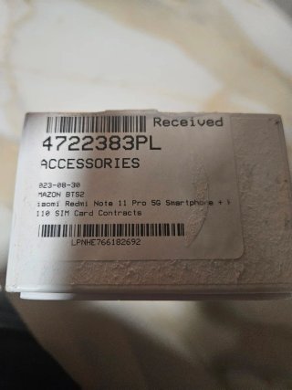 Xiaomi Redmi Note 11 Pro 5G Negro