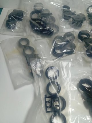 Scalextric 11 Conjuntos Pneus e Jantes 1/24
