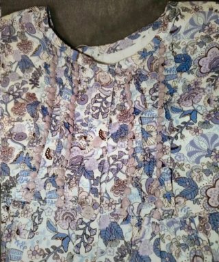 Vestido floral niña talla 6
