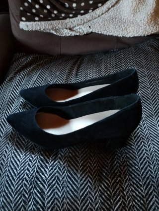 Zapatos tacón negros talla 39