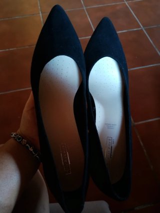 Zapatos tacón negros talla 39