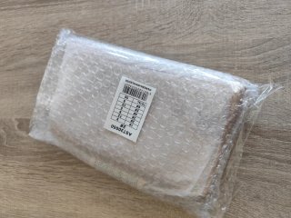 Bolso de fiesta satén dorado y rosa
