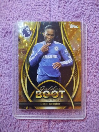 Cromo Didier Drogba Golden Boot Topps