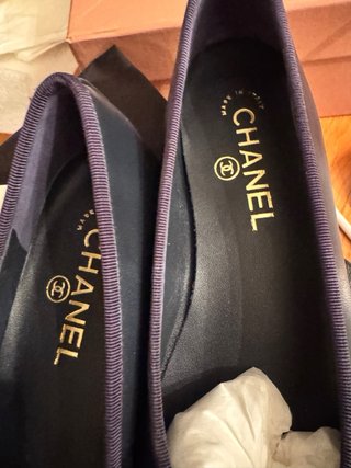 Bailarinas Chanel bicolor Talla 38