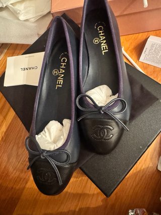 Bailarinas Chanel bicolor Talla 38