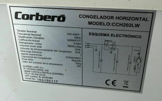 Nevera Congelador Horizontal 84 x 94 x 50 cm