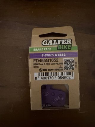 Pastillas Freno Galfer E-BIKES G1652 SRAM