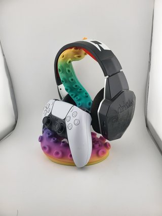 Soporte Mando Cascos PS5 Tentaculo Kraken Stand