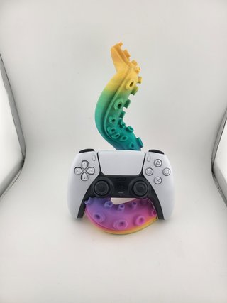 Soporte Mando Cascos PS5 Tentaculo Kraken Stand