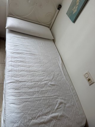 Cama 90 con colchón y cabecero