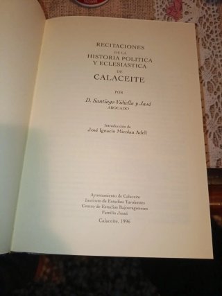 Recitaciones de oa Historia política y eclesiástic