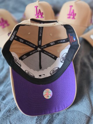 Gorra New Era LA Beige