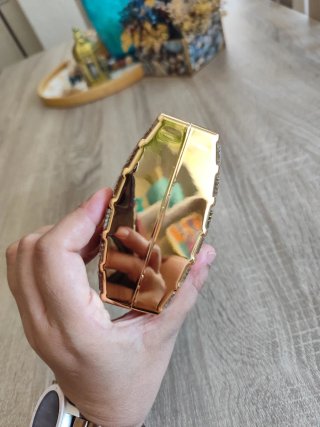 Bolso de fiesta metalizado con piedras