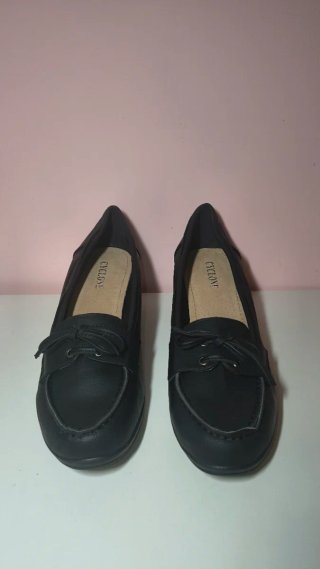 Zapatos planos negros Cyclone