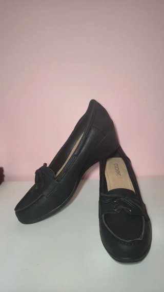 Zapatos planos negros Cyclone