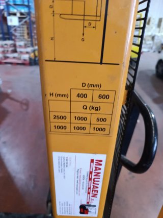 Apilador Manual Clarex CX2 - 2007