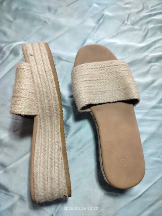 Sandalias Plataforma Esparto Talla 38