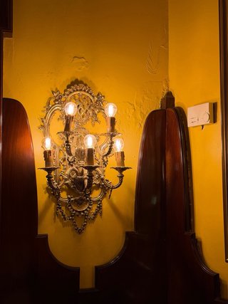 Lámpara de pared vintage bronce