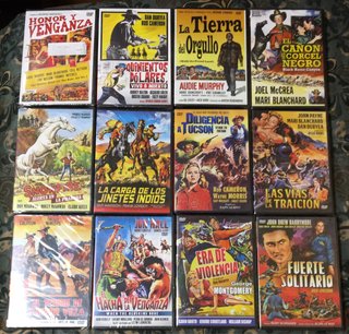 CINE WESTERN CLÁSICO LOTE 12 DVD NUEVOS OESTE