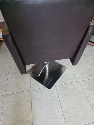 Sillón de peluquería/barbería marrón