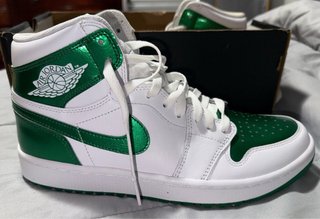 Zapatillas Jordan Golf Blancas y Verdes