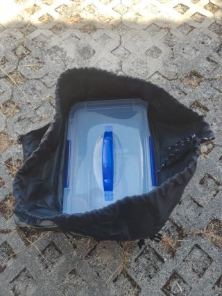 Mochila de pesca impermeable camuflaje con cajon