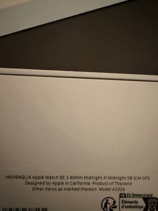 Apple Watch SE 3 40mm