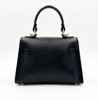 Bolso de piel negro