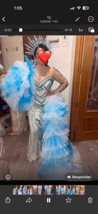 Vestido de fiesta ,boda gitana