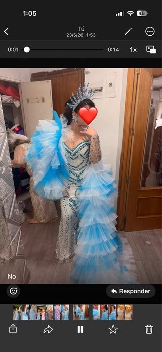 Vestido de fiesta ,boda gitana
