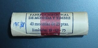 Cartucho F.N.M.T 25 Pesetas 1975 *78