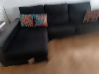 Sofá Chaiselongue Negro con Arcón