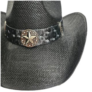 Sombrero Vaquero Negro Talla 58cm (S-M) Cowboy New