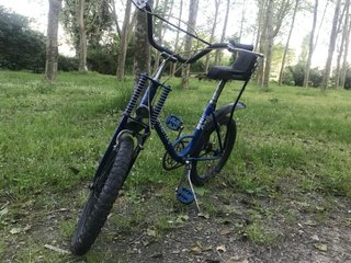 Bicicleta Motoreta GAC Azul
