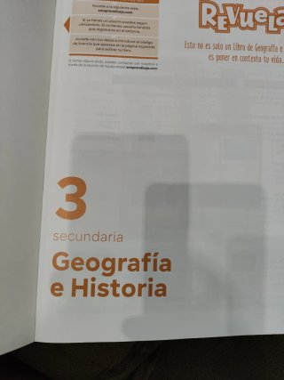 Geografía e Historia, 3 secundaria. Revuela