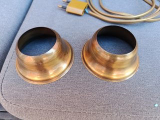 Par de Candeeiros de Mesa Estilo Vintage