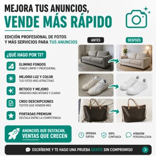 ✨ MEJORO TUS FOTOS PARA VENDER MÁS✨
