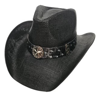 Sombrero Vaquero Negro Talla L-XL (60CM) Grande